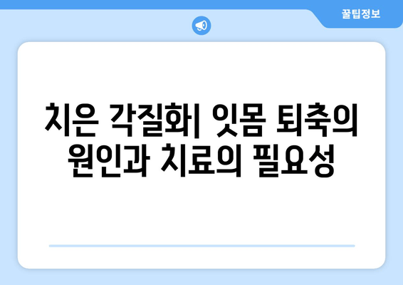 치은 각질화 치료, 나에게 맞는 옵션은? | 치과 치료, 치은 퇴축, 치주 질환, 치료 방법, 비용