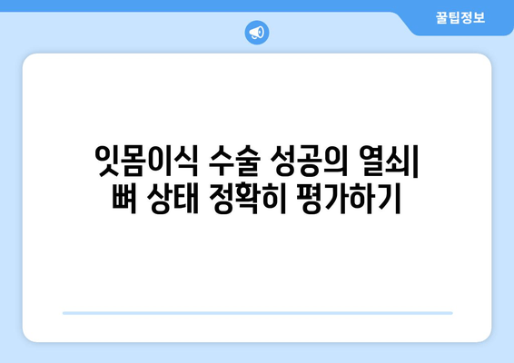 잇몸이식 수술 성공의 열쇠| 뼈 상태 정확히 평가하기 | 잇몸이식, 뼈이식, 수술 전 검사, 성공률 높이기