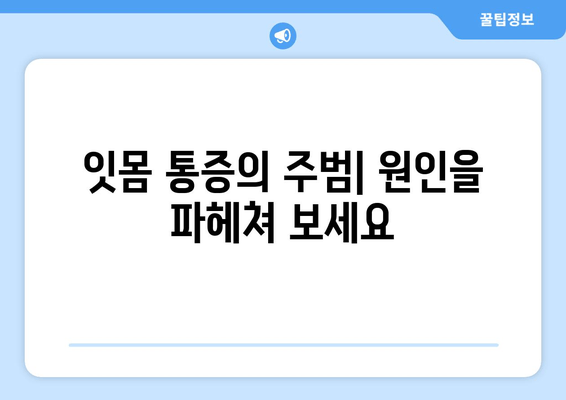 잇몸 통증, 왜 생길까요? 원인과 예방법 완벽 가이드 | 잇몸 질환, 치주염, 잇몸 관리